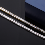 Cadena de tenis con diamantes
