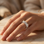 Anillo De Diamantes Eterno 