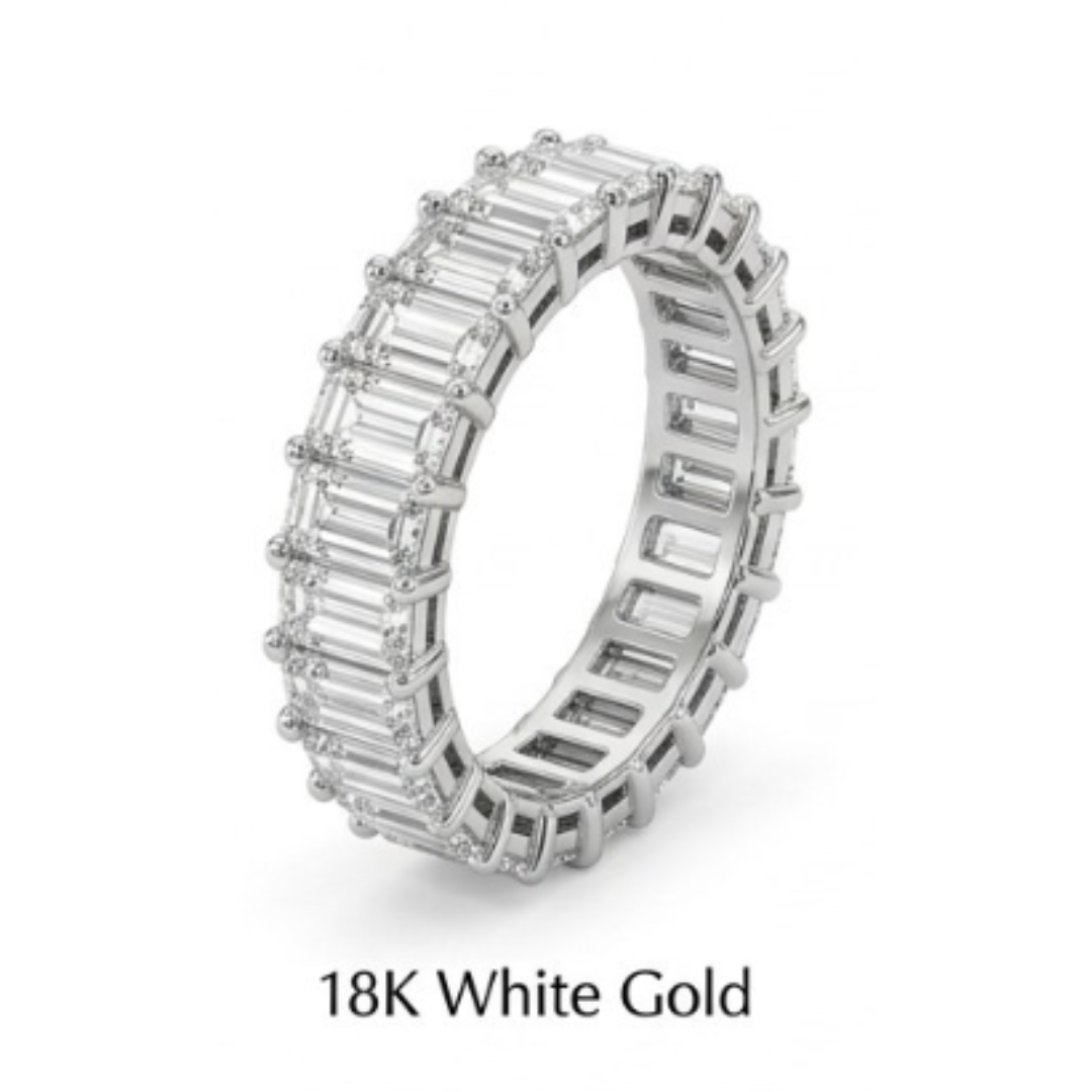 Anillo De Diamantes Eterno 
