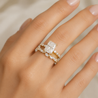 Anillo De Diamantes Compromiso