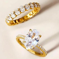 Anillo De Compromiso Doble