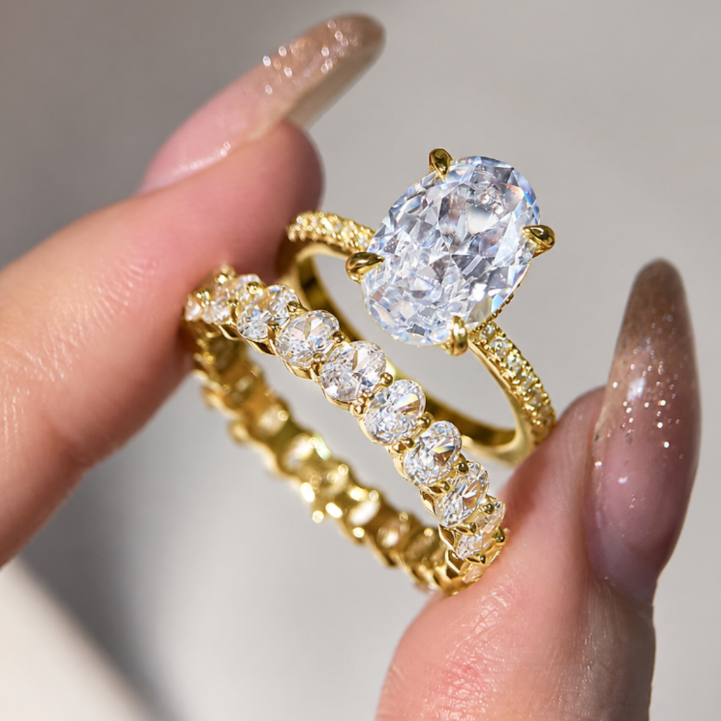 Anillo De Compromiso Doble